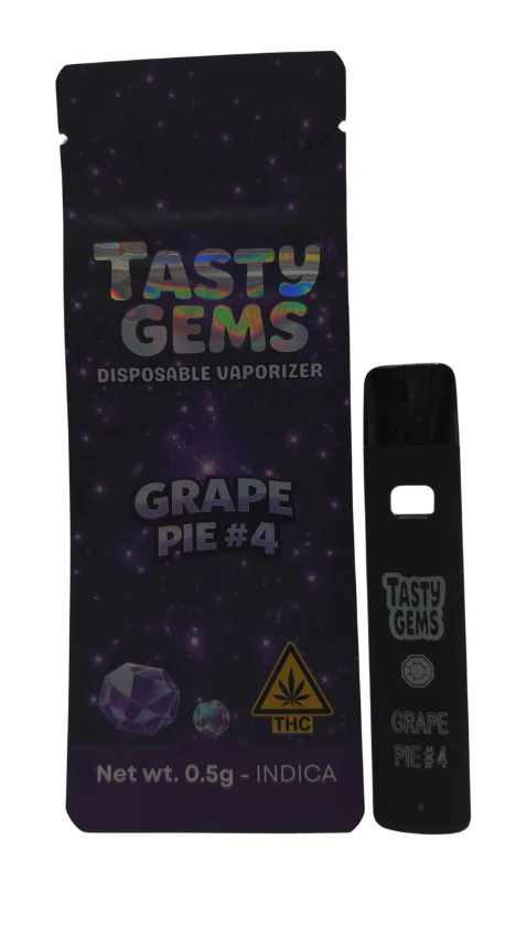 Tasty Gems - Grape Pie #4. 5g- Disposable -Tasty Gems Main Image