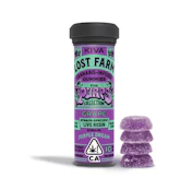 Lost Farm - Grape x Purple Dream - 100mg THC Live Resin Gummies - 10pk