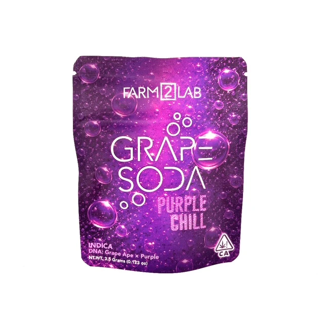 Farm2Lab - Farm2Lab - Grape Soda - 3.5g Flower Littles Mylar Main Image