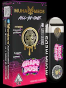 Grape Dosi | Muha Meds | Live Resin Disposable | 1g