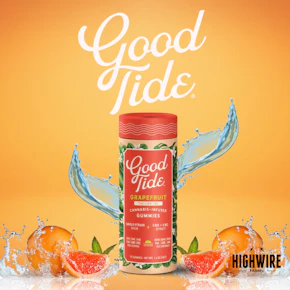Good Tide Gummies Solventless Hash Rosin Grapefruit 200mg