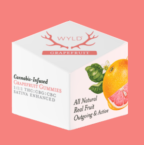 WYLD - Wyld | Gummies (10ct) | Grapefruit 1:1:1 thc:cbg:cbc | 100mg
