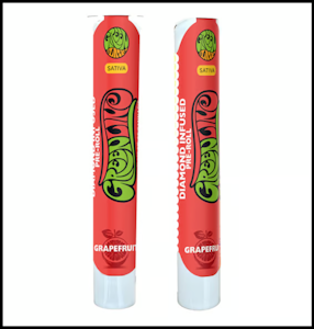 GREENLINE - [GREENLINE] DIAMOND INFUSED PREROLL - 1G - Grapefruit (S)
