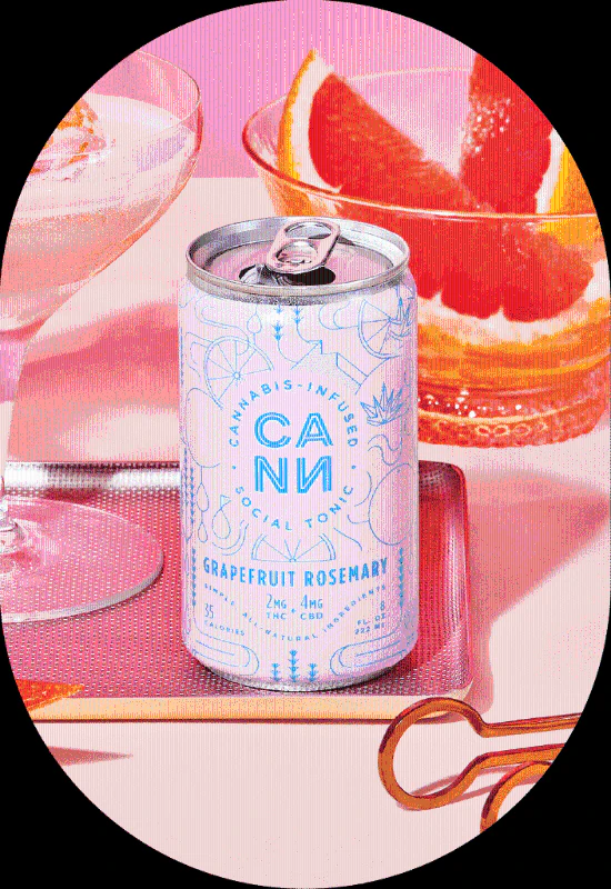 Cann - Grapefruit Rosemary - 5mg 4pk - CANN Main Image