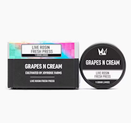 Grapes N Cream - Live Rosin Fresh Press 1g