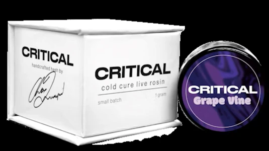 CRITICAL - Critical Concentrates - Grape Vine - 1g - Cold Cure Rosin