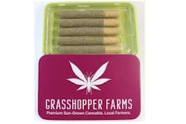 Grasshopper Farms  |  Khalifa Kush - Outdoor |  5pk  |  Prerolls  | 5g