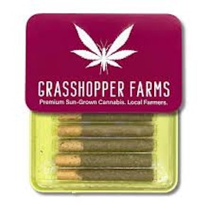 Grasshopper Farms - Grasshopper Farms - 5pk Infused Prerolls - Holy Cannoli