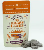Sour Blueberry Gummies - 10mg - 10 ct - Grasslandz 