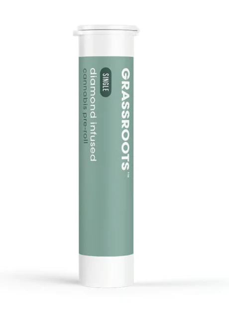 Grassroots - Kush Mints Diamond Infused Pre-Roll - 1g Main Image