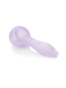 4" Sandblasted Spoon Hand Pipe - Lavender