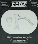 Grav | Hourglass Banger Set | 10mm 45°