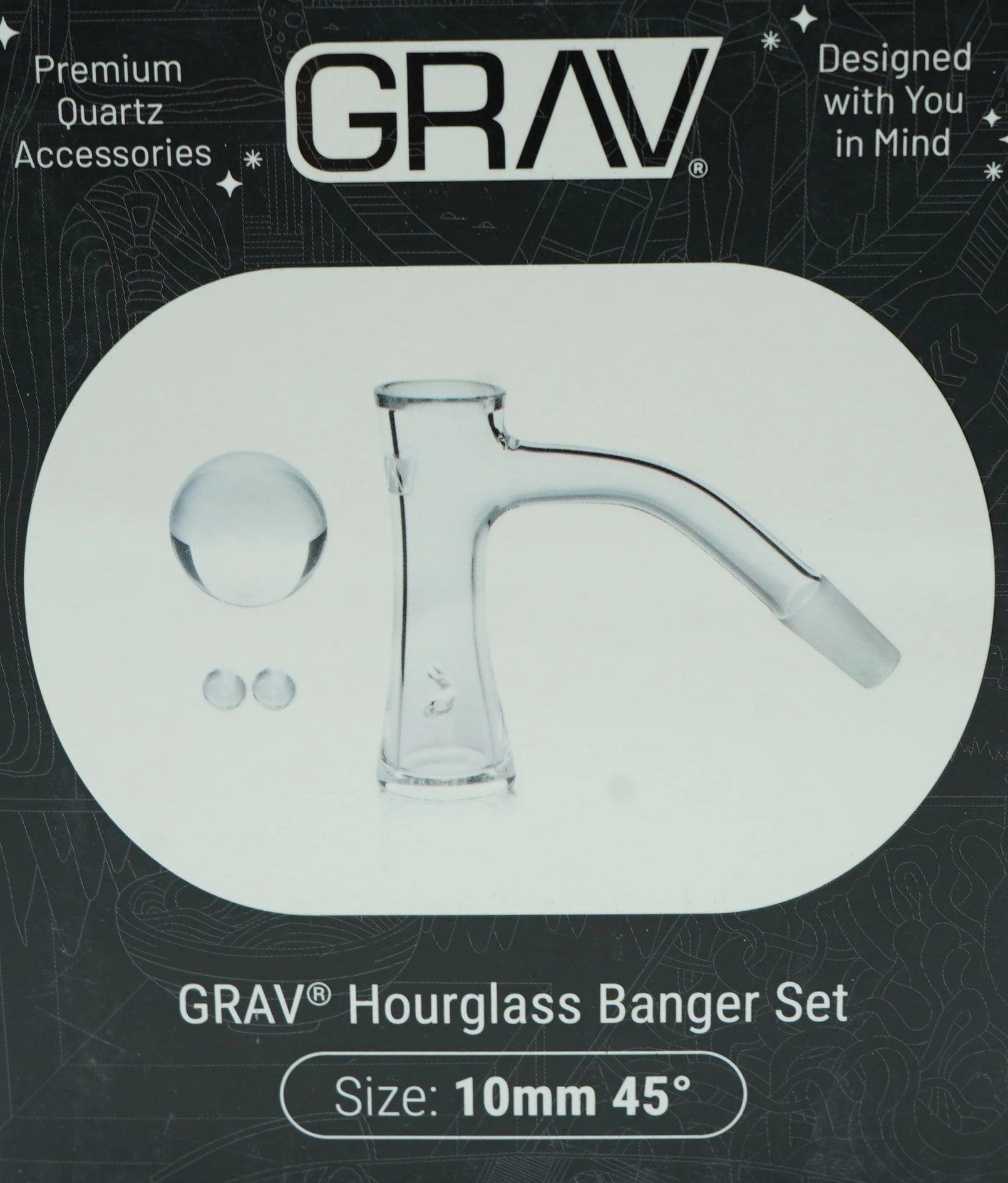 Grav - Grav | Hourglass Banger Set | 10mm 45° Main Image