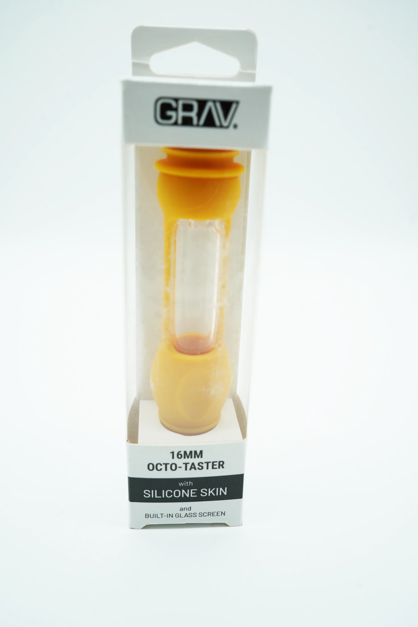 Grav - GRAV | 16mm | Octo-Taster w/ Silicone | Yellow | 1ct Main Image