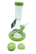 GRAV | Deco Beaker with Silicone | Avacado Green
