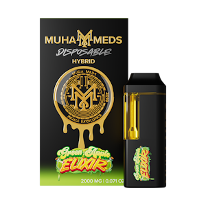 MUHA MEDS - Muha Meds - Distillate Green Apple Elixir 2G Disposable