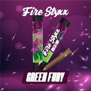Fire Styxx - Green Fury 1G Infused Pre-Roll