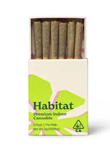 GREEN HABITAT - Green Habitat - PreRoll 6 pack - Roze (S) 3G