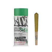 Green Crack | Liquid Diamond Infused Pre-roll | 0.5g/5pk | Luci