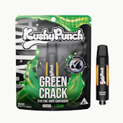 Kushy Punch - 510 Cartridge - Sativa - Green Crack - (1g)