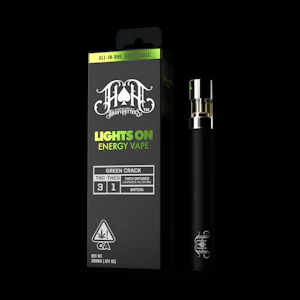 Heavy Hitters - Heavy Hitters - Green Crack Lights On - .5G AIO Sativa