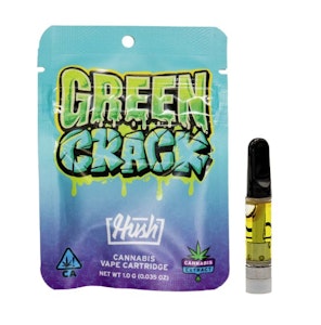 HUSH - Hush - 1g Vape Cart - Green Crack