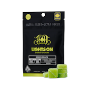 Heavy Hitters Green Crack Lights On 2:1 THC:THCV Energy Gummies 50mg