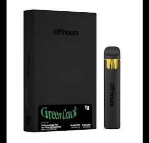 Off Hours | Disposable | AIO Vape - Green Crack | 1g