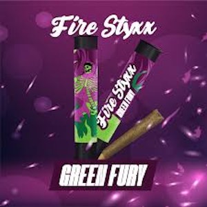 GLORIOUS CANNABIS - Fire Styxx | Green Fury 1g | Glorious Cannabis Co.
