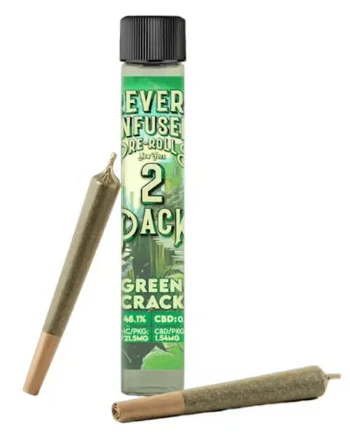 Revert - Green Crack Infused 2 Pack Pre Roll - .75G (1.5G) Main Image