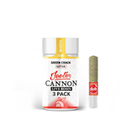 Jeeter - Green Crack Infused Resin Cannons Preroll 0.5g 3pk