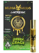 Green Crack | Muha Meds | 3rd Gen Distillate Cartridge | 1g