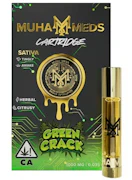 Green Crack | Muha Meds | 3rd Gen Distillate Cartridge | 1g