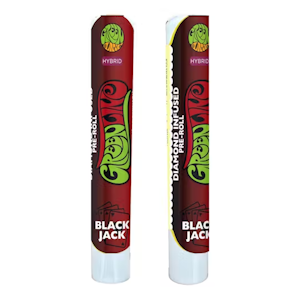 GREEN LINE - Greenline Black Jack Diamond Infused preroll (H) 1g