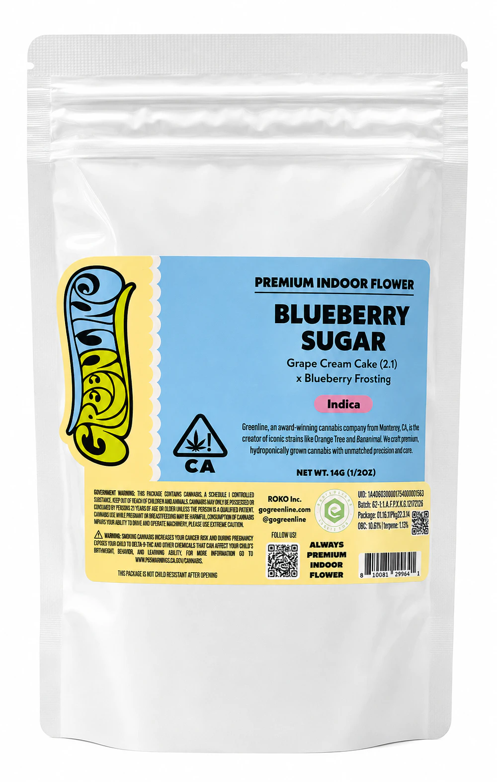 Greenline - Greenline | Blueberry Sugar | 14g Main Image