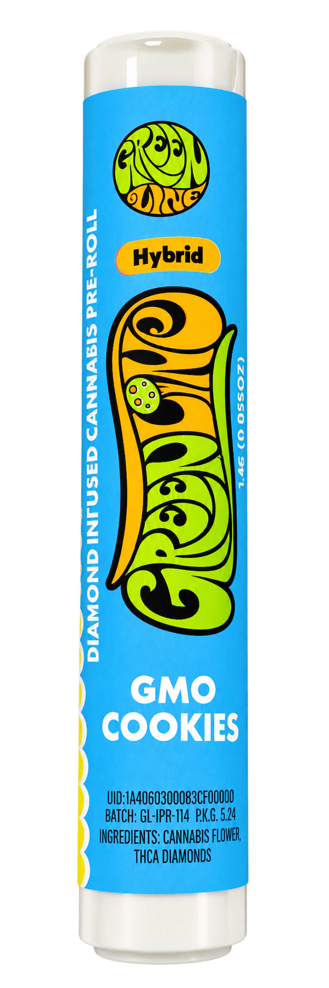 Greenline - Greenline | GMO Cookies | Diamond Infused | Single Main Image