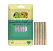 Green Line Infused 5pk Prerolls 3.5g Alien Sweet Treats