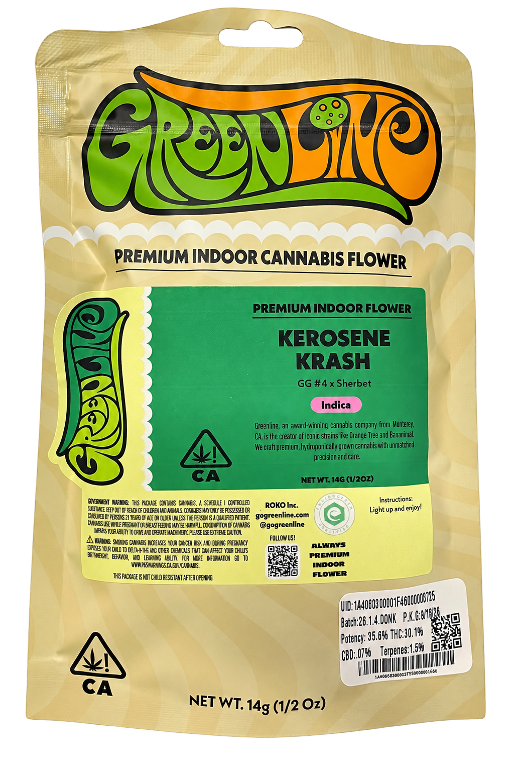 Greenline | Kerosene Krash | 14g
