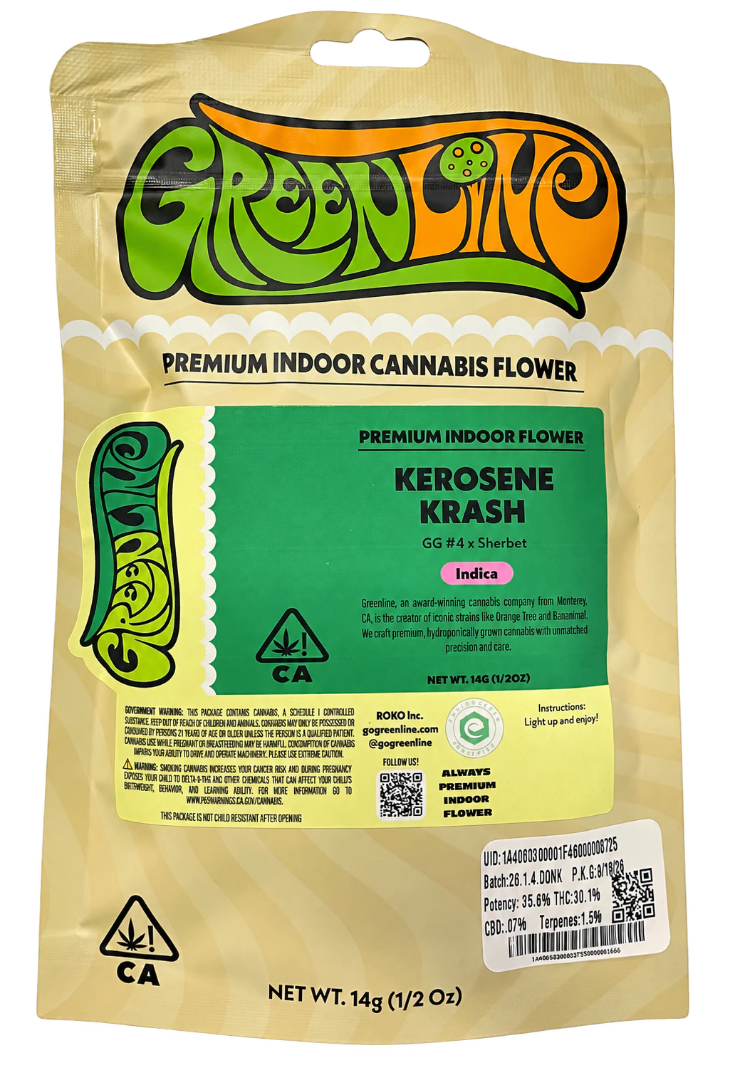Greenline - Greenline | Kerosene Krash | 14g Main Image