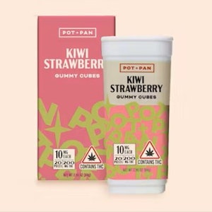 POT+PAN - Pot + Pan | Kiwi Strawberry | 10mg Gummy | 20-Pack | 200mg Total | [S]
