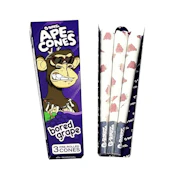 Cones | G Rollz Ape | King Size 3 pack | Bored Grape