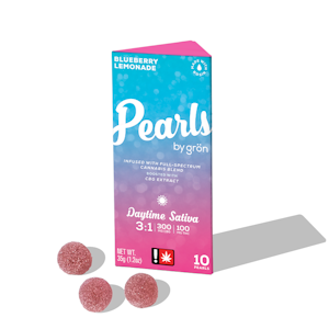 Gron - Pearls - Blueberry Lemonade | Gummies | 100mg/10 Pieces | Gron