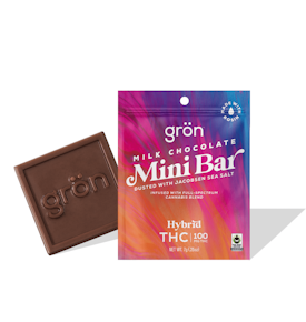 gron | Edible | Chocolate - Milk Chocolate Mini Bar (Hybrid) | 100mg