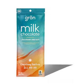 gron | Edible | Chocolate - Milk Chocolate w/ Sea Salt | 100mg, 10