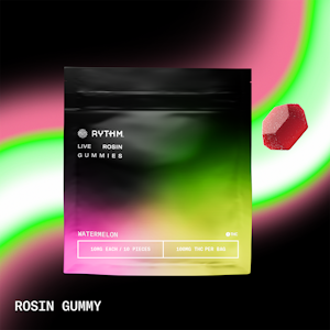 RYTHM - Watermelon "ANIMAL FACE"  Gummy  100mg