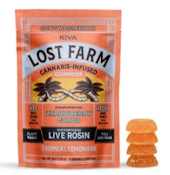 Tropical Lemonade x Ztrawberry Guava Live Rosin Gummies - 10 Pack (100MG)