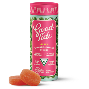 Good Tide - Good Tide - 100mg Solventlesss Hash Rosin Gummies (Guava-Hybrid)