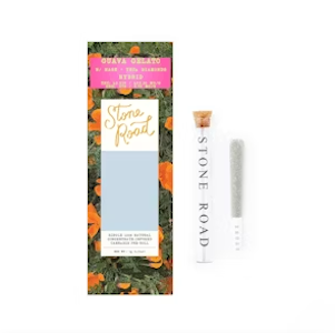 STONE ROAD - Stone Road- Guava Gelato - Diamond & Bubble Hash Infused- 1g preroll