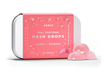 AERIZ - Guava 1:1:1 THC:CBD:CBG Hash Drops - 100mg