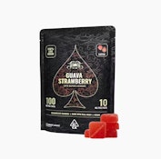 HEAVY HITTERS: Guava Strawberry Live Rosin Gummies 100mg (S)